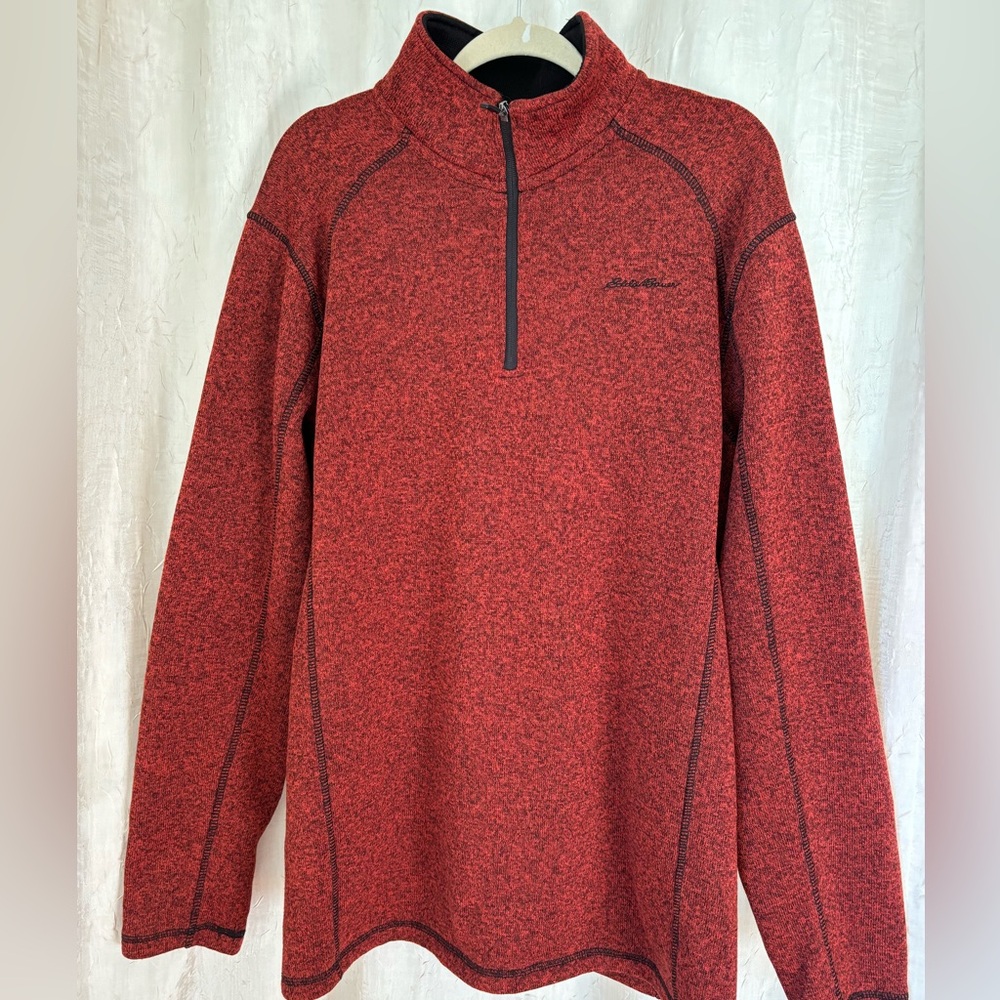 Eddie Bauer Men’s Quarter Zip Pullover